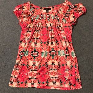 Floral Dollman Sleeve Top